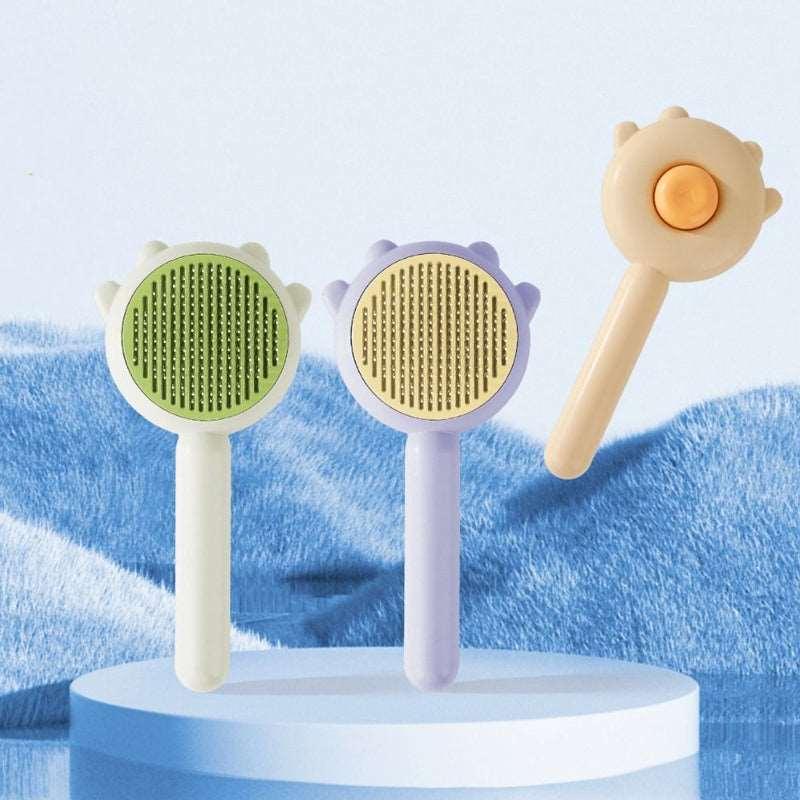 Universal Needle Brush Pet De-shedding Massaging Grooming Comb_3