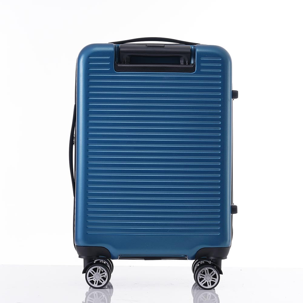 20-Inch Carry-on Luggage with Front Pocket, USB Port, and Carrying Case - Peacock Blue_5