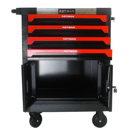 Removable 4-Drawers Tool Cart with Lock_4