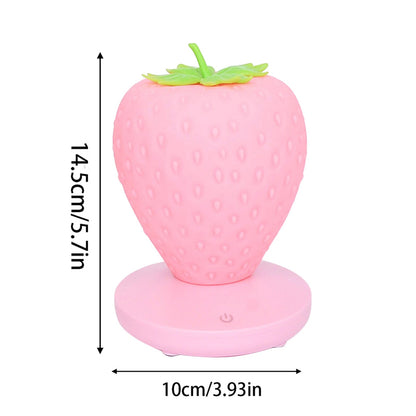 Touch Sensor Strawberry Children’s LED Night Lamp- USB Rechargeable_3